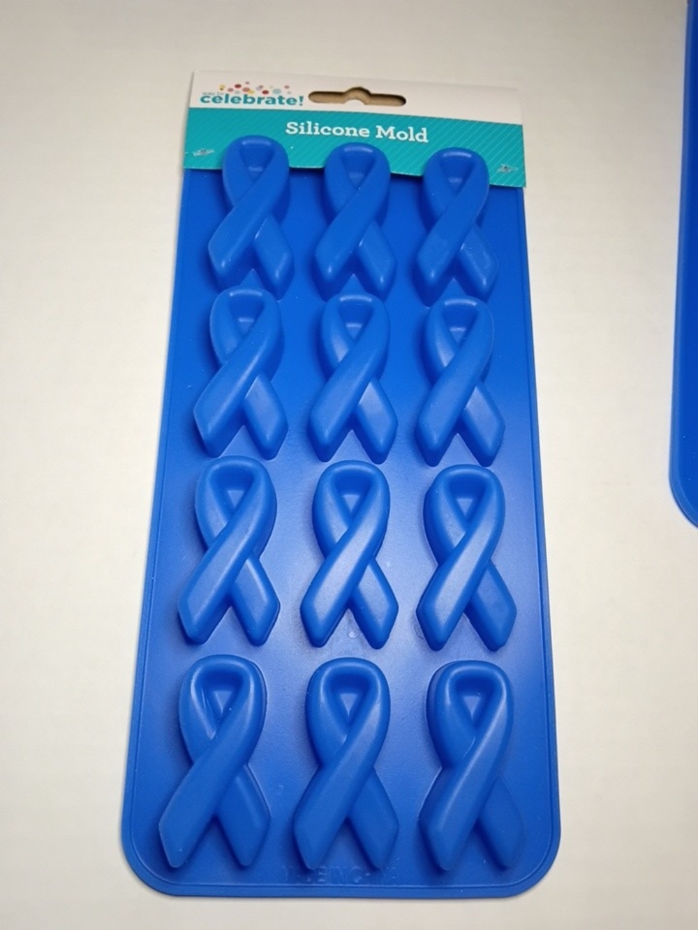 Awarness Ribbon Silicone Molds 12 units -5 tray Bundle